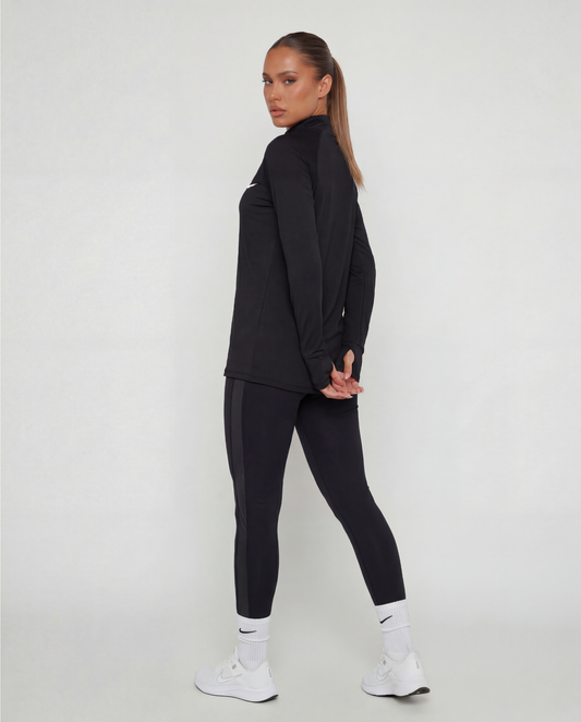 Half Zipper Sport Top Long Sleeves