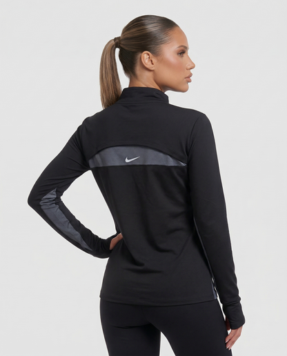 Half Zipper Sport Top Long Sleeves