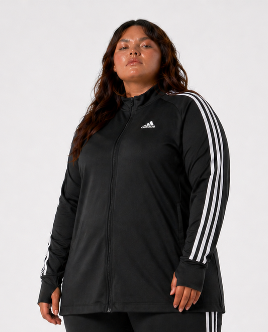 Jacket full zip with 3 Side Stripe