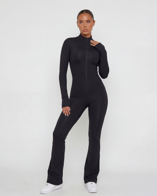 Flared Jump-suit