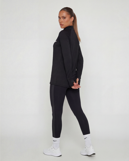 Half Zipper Sport Top Long Sleeves