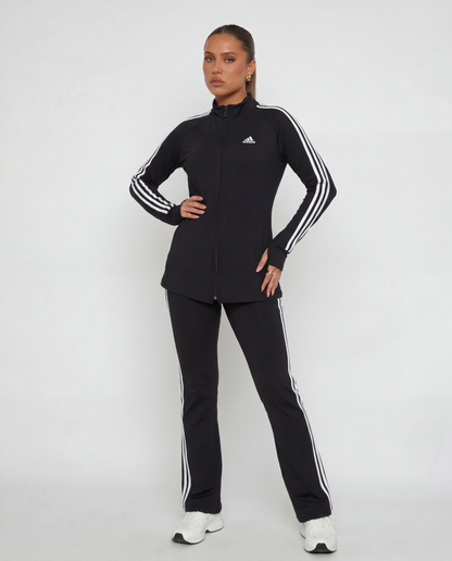 Long Sleeve Sport Jacket full zip with 3 Side Stripe