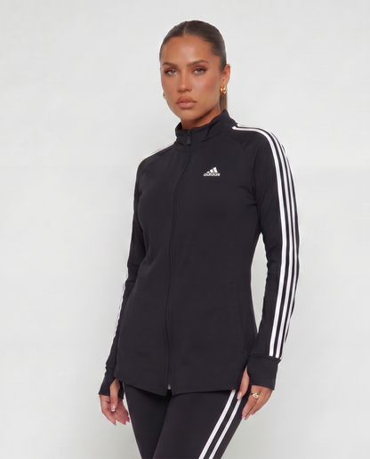 Long Sleeve Sport Jacket full zip with 3 Side Stripe